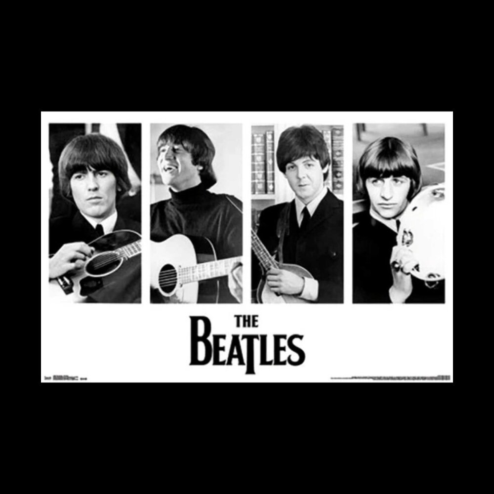 The Beatles poster 22.25 x 34 inches